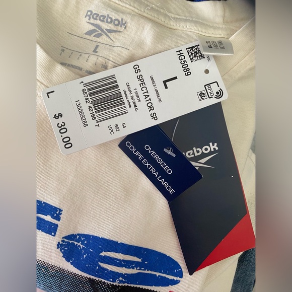 Reebok Not A Spectator T-Shirt Unisex Size Large New With Tags - Picture 8 of 9